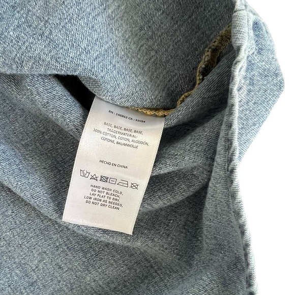 New Women’s Anthropologie Tops Cecily Embroidered Buttondown Size S - Picture 9 of 12